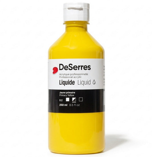 Liquid Acrylic Primary Yellow Series 2 - 250ml