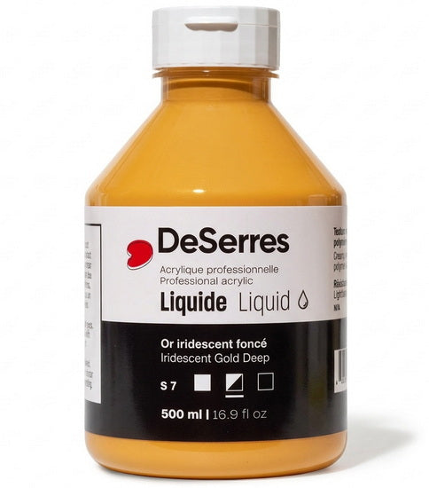 Liquid Acrylic Iridescent Gold Deep Series 7 - 500ml