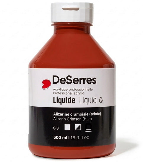 Liquid Acrylic Alizarin Crimson Hue Series 3 - 500ml