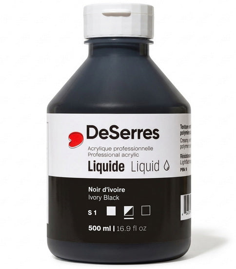 Liquid Acrylic Ivory Black Series 1 - 500ml