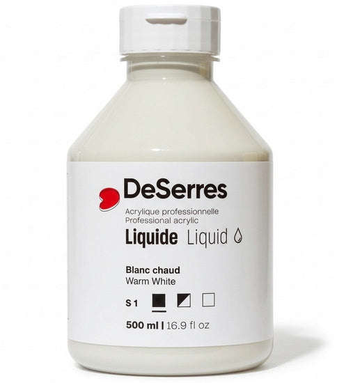 Liquid Acrylic Warm White Series 1 - 500ml