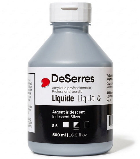Liquid Acrylic Iridescent Silver Series 5 - 500ml