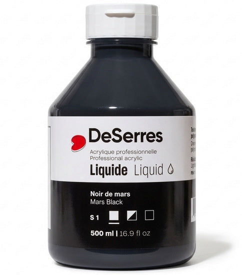 Liquid Acrylic Mars Black Series 1 - 500ml