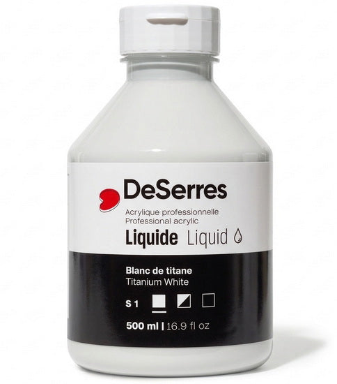 Liquid Acrylic Titanium White Series 1 - 500ml