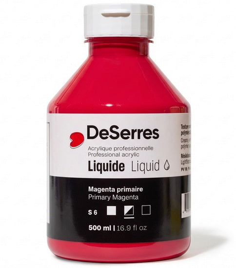 Liquid Acrylic Primary Magenta Series 6 - 500ml