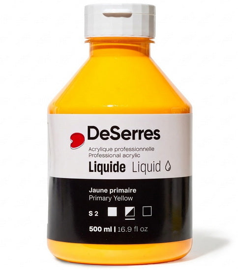 Liquid Acrylic Primary Yellow Series 2 - 500ml