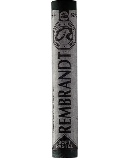 Pastel rembrandt  vert cinnabre foncé 627.3