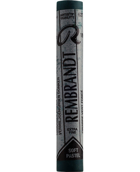 Pastel rembrandt  vert cinnabre foncé 627.5