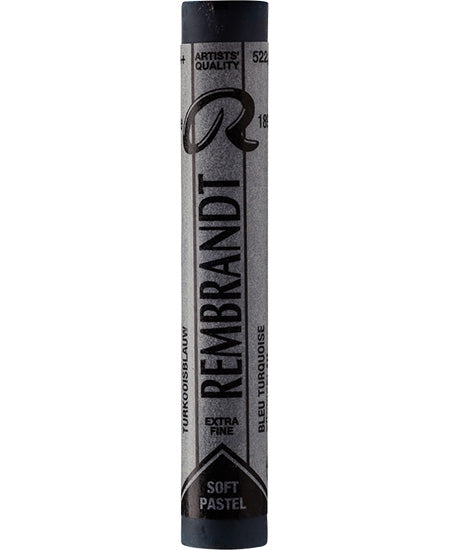 Pastel rembrandt  bleu turquoise 522.2