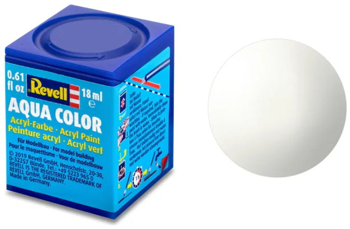 ACRYLIQUE AQUA COLOR - 18 ML Blanc Brillant
