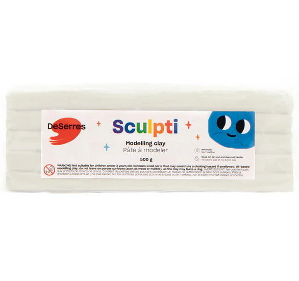 Pâte à modeler blanche – 500g