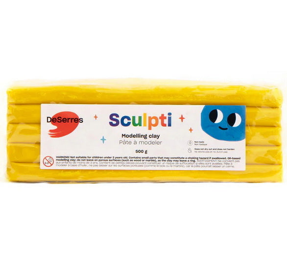 Pâte à modeler jaune – 500g
