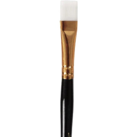 Flat paintbrush with short handle 1/2"