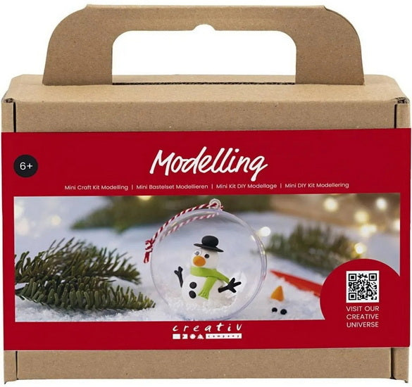 Mini craft kit modelling snowman