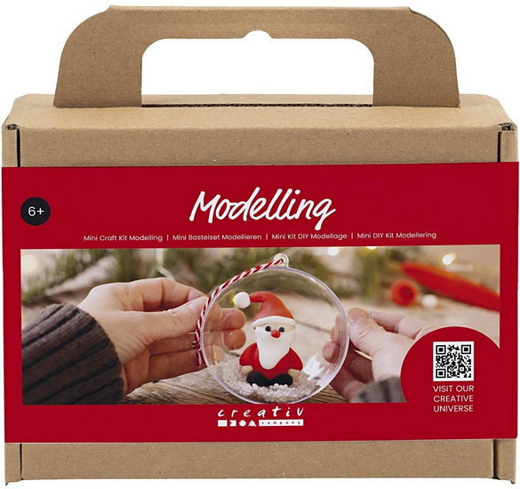 Mini craft kit modelling santa claus