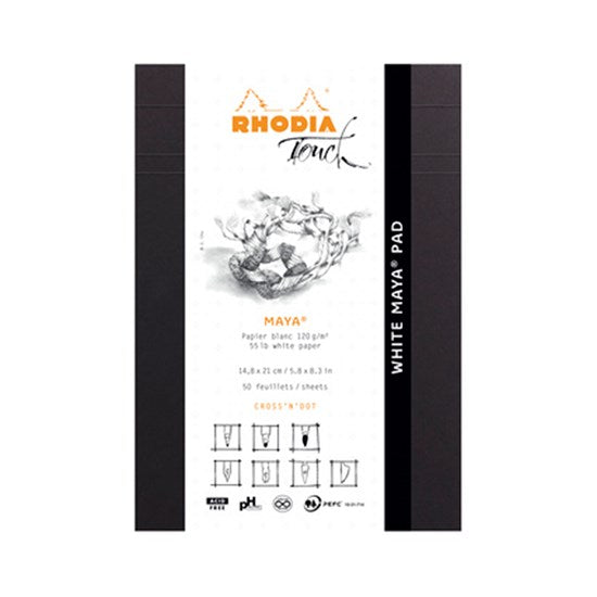 Maya papier blanc – points – 50 feuilles