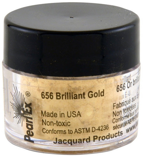 Pigment pearl ex or brillant