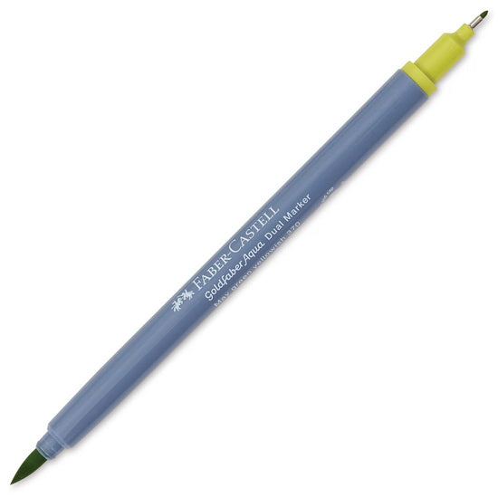 Marqueur double pointe goldfaber aqua vert de mai jaune