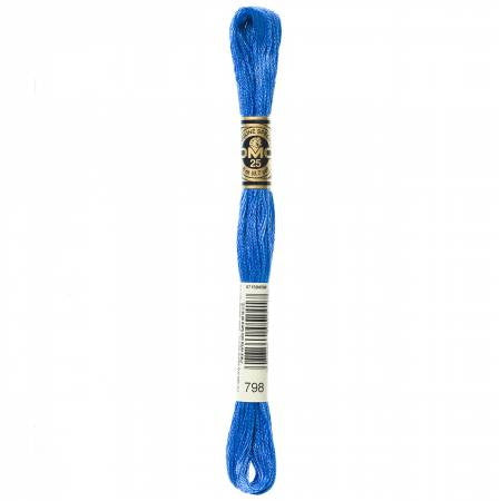 Fil à broder - bleu de cobalt - 798
