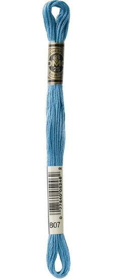Embroidery floss - peacock - 807
