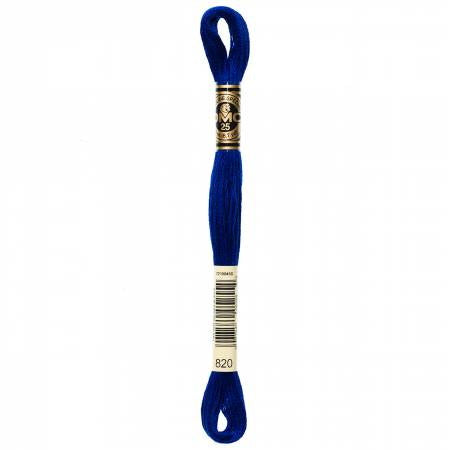 Embroidery floss - v dark royal blue - 820