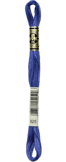 Embroidery floss - dark blue - 825
