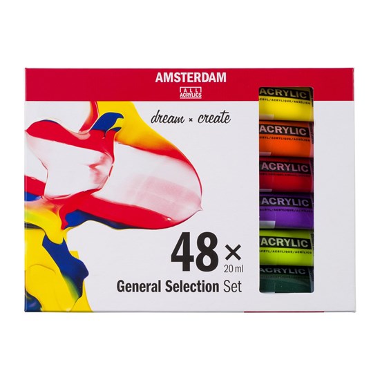 Amsterdam Acrylic Set  48x20ML