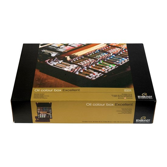 Ens. huile rembrandt coffret excellent