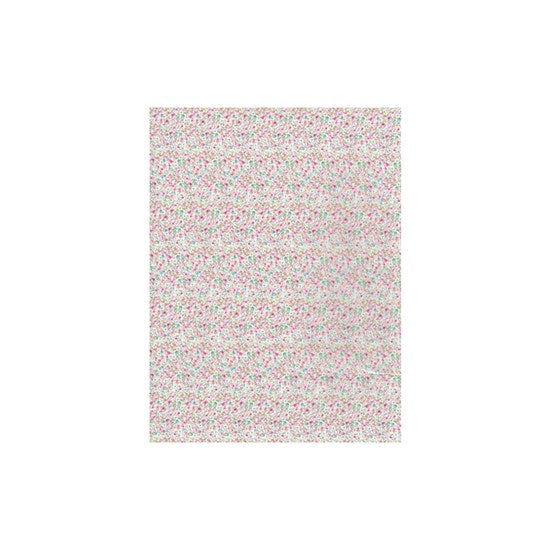 Printed Paper - Pink Floral Pattern, 3 Sheets