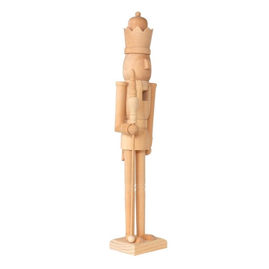 Casse-noisette en bois naturel - 30 cm