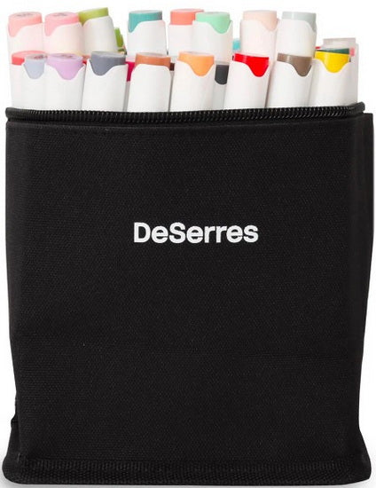 Ensemble marqueurs double pointe - 48 pièces