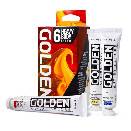 Ens. introduction acrylique heavy body - 6x22ml