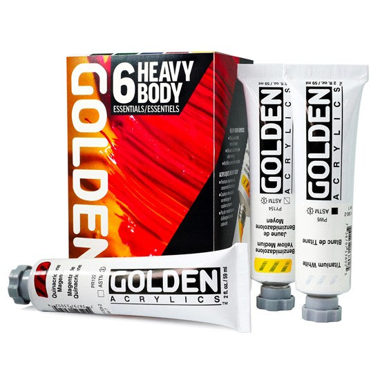 Ens. essentiel acrylique heavy body - 6x59ml