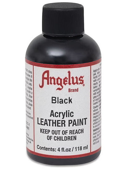 Acrylique pour cuir     - noir ounce - 4 ounce