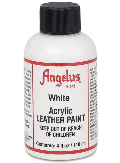Acrylique pour cuir     - blanc ounce - 4 ounce
