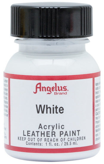 Acrylic Leather Paint		 - WHITE OUNCE - 1 OUNCE