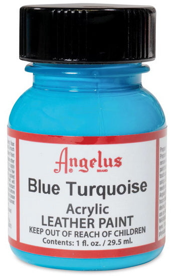 Acrylic Leather Paint		 - TURQUOISE BLUE OUNCE - 1 OUNCE
