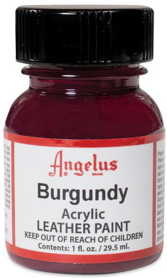 Acrylic Leather Paint		 - BURGUNDY OUNCE - 1 OUNCE
