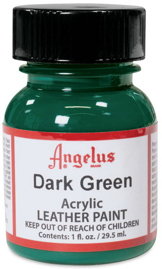 Acrylique pour cuir     - vert fonce ounce - 1 ounce