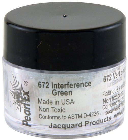 Pigment pearl ex vert interférence