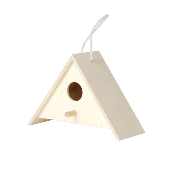Cabane à oiseau toit bas