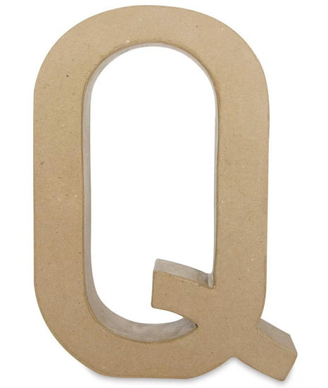 Lettres de fantaisie en carton à décorer
