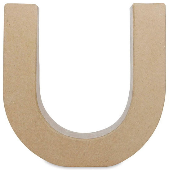Lettres de fantaisie en carton à décorer