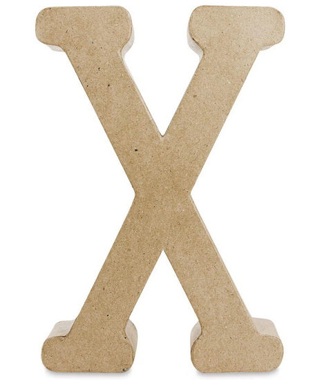 Lettres de fantaisie en carton à décorer