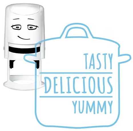 Motif à tampon – tasty delicious yummy