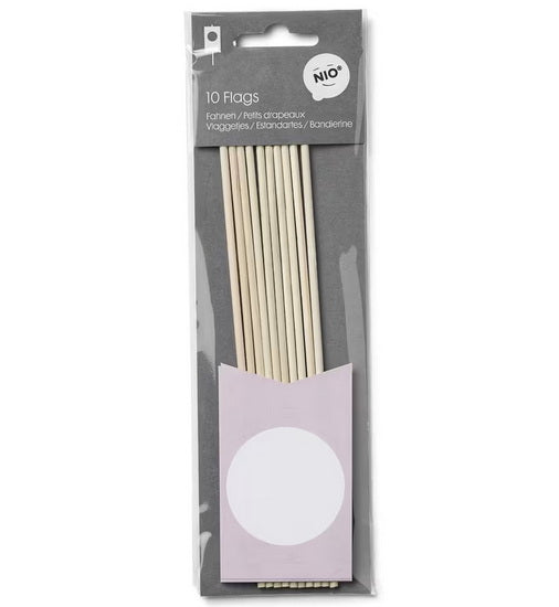 Drapeaux 82x50 mm  baton bois (10)