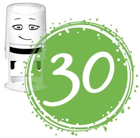 Motif à tampon – badge 30