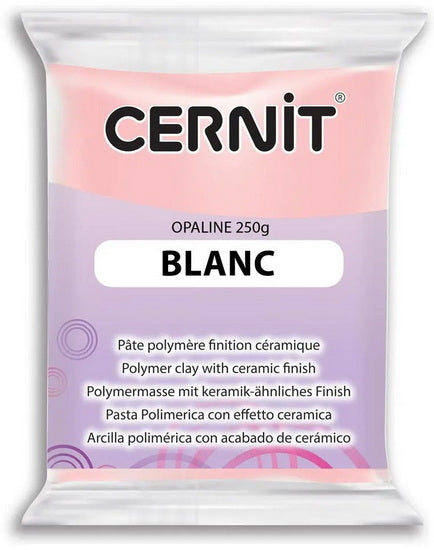 Opaline Polymer Modelling Clay - Ceramic Finish - WHITE - 250 GR