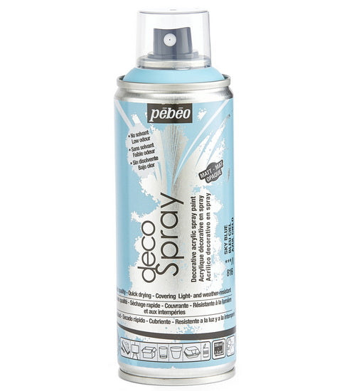 Acrylique aérosol - décospray - 200ml - bleu ciel