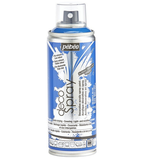 Acrylic spray - décospray - 200ml - gloss blue